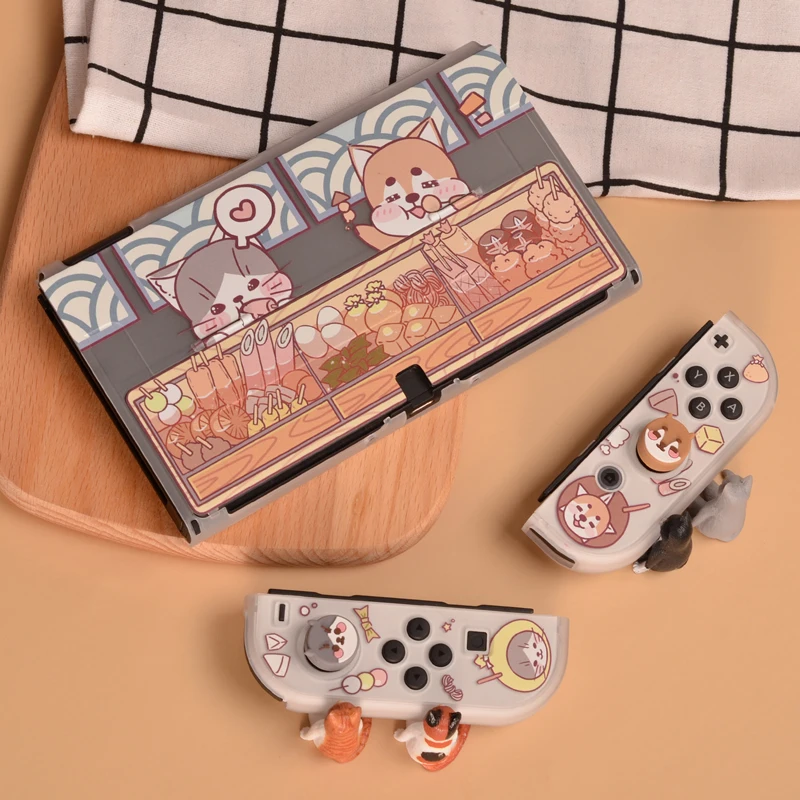 Cat Dog Cooking Switch OLED Case Scrub PC Hard Cover JoyCon Controller Games Housing Shell For Nintendo Switch OLED Accessories
Cat Dog Cooking Switch OLED Case Scrub PC Hard Cover JoyCon Controller Games Housing Shell For Nintendo Switch OLED Accessories