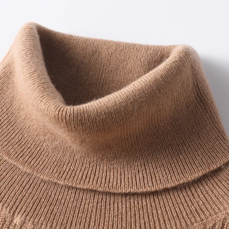 Spring Winter New Men's High-Necked Sweater Solid Loose-Fitting Large-Size Clothing 2021 Knitted Black Wool Pullovers Full 
Spring Winter New Men's High-Necked Sweater Solid Loose-Fitting Large-Size Clothing 2021 Knitted Black Wool Pullovers Full