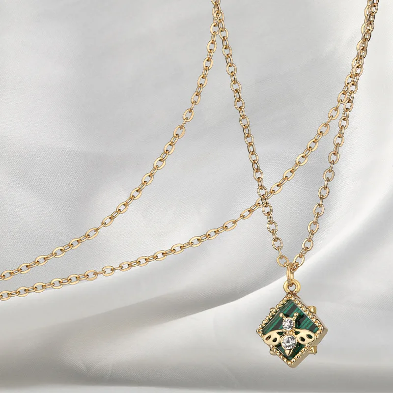 South Korea-Style INS Normcore Style Bees Zircon Pendant Necklace Birthday Gift Party Banquet WOMEN'S Jewelry Ornament 2021
South Korea-Style INS Normcore Style Bees Zircon Pendant Necklace Birthday Gift Party Banquet WOMEN'S Jewelry Ornament 2021