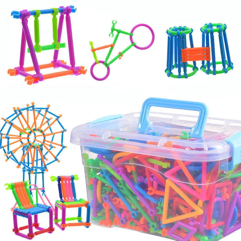 310-500pcs Multitudinous Building Blocks Toy Stick Mixed Funny Sticks Imagination Kids Boys Girls Gift
310-500pcs Multitudinous Building Blocks Toy Stick Mixed Funny Sticks Imagination Kids Boys Girls Gift
