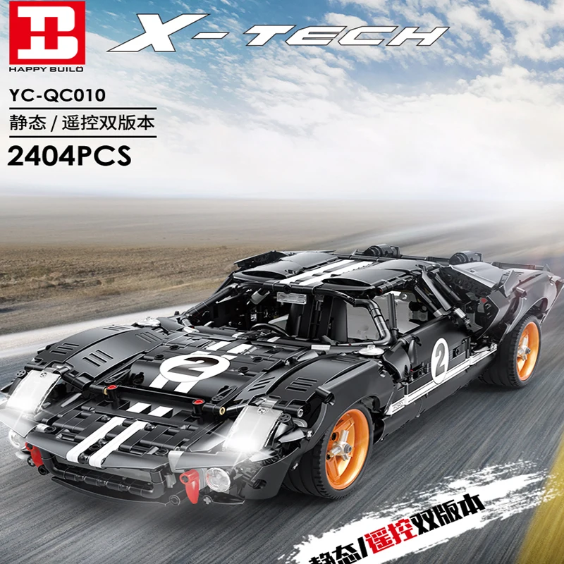Technics RC Ford GT40 модель 24 часа DU MANS 2 4 ГГц радиопульт дистанционного управления