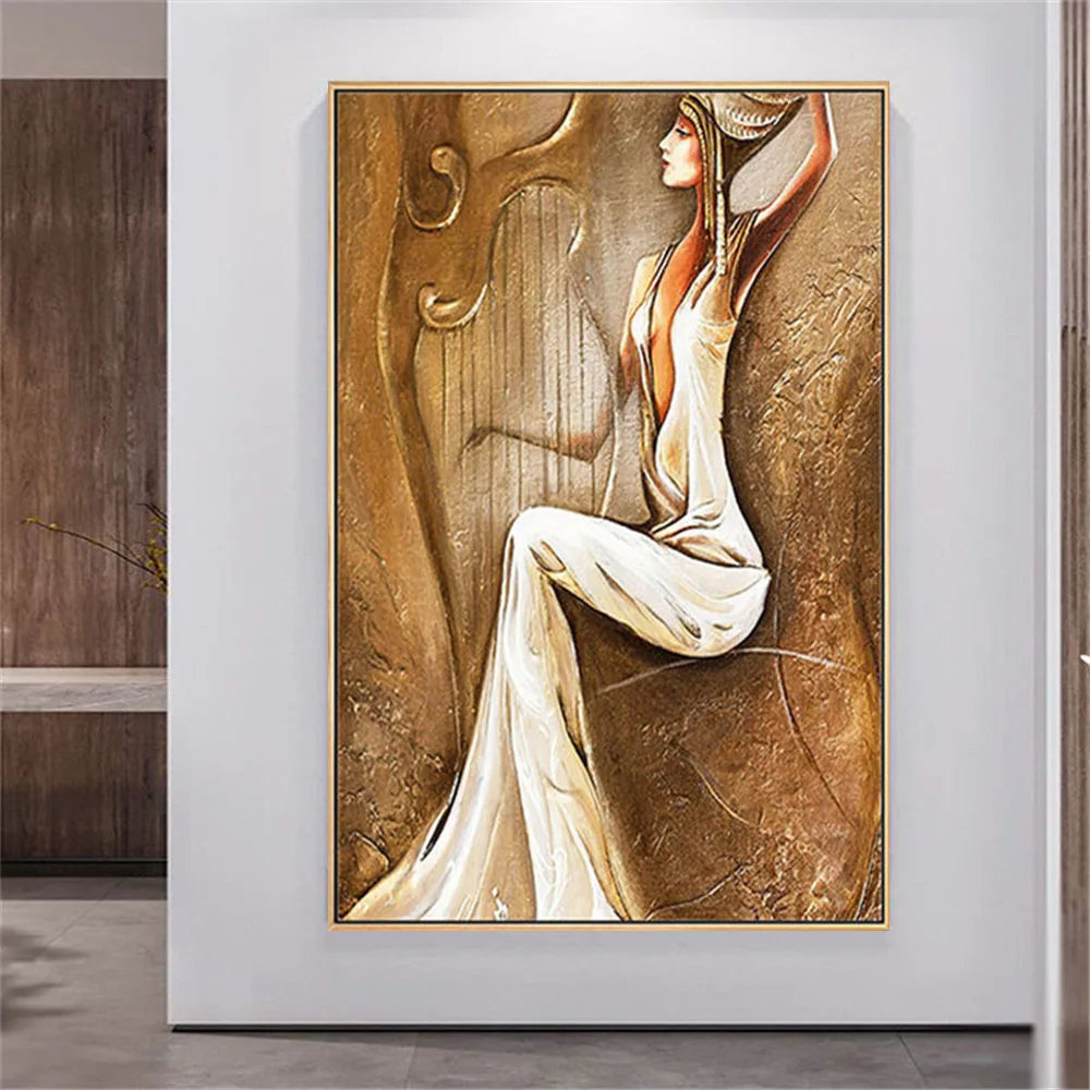 Retro Home Decoration Painting Hand-painted Classical Oil Painting Characters Queen Queen of Egypt Doing Old Canvas Painting art
Retro Home Decoration Painting Hand-painted Classical Oil Painting Characters Queen Queen of Egypt Doing Old Canvas Painting art
