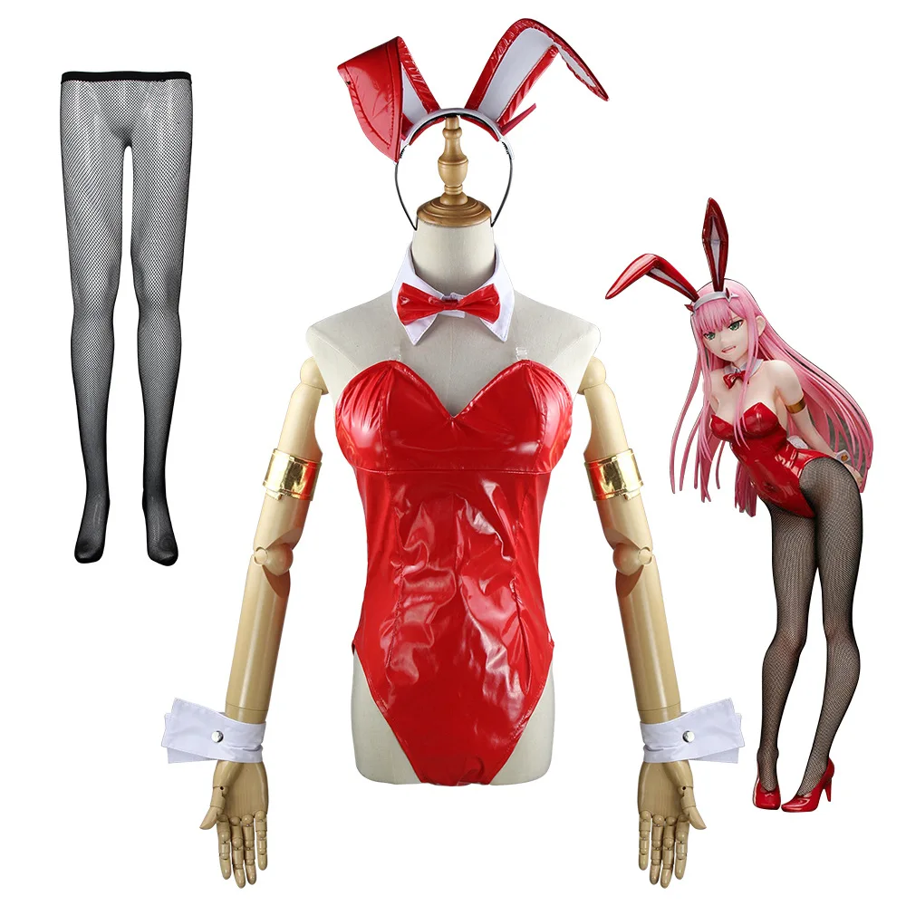Anime DARLING in the FRANXX Cosplay Costume Zero Two Bunny Girl Cosplay Costume 02 Sexy Women Jumpsuit Red Leather Suit
Anime DARLING in the FRANXX Cosplay Costume Zero Two Bunny Girl Cosplay Costume 02 Sexy Women Jumpsuit Red Leather Suit