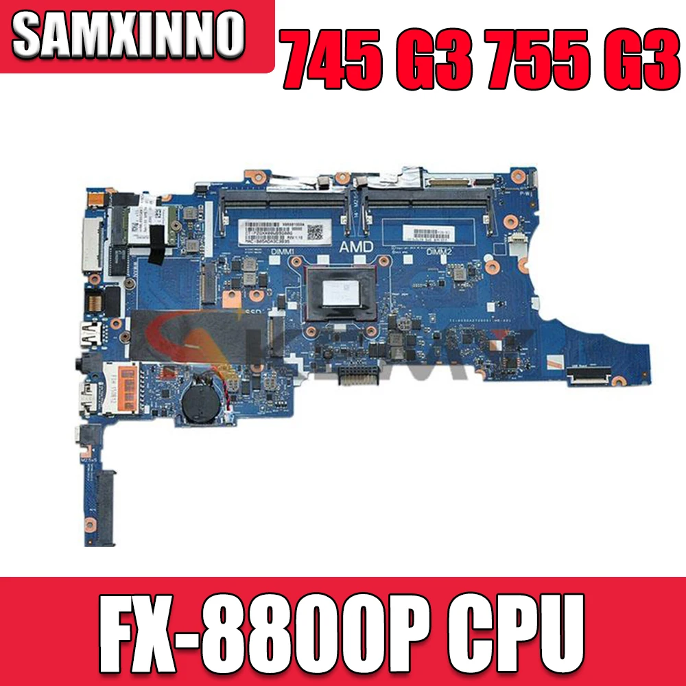 Материнская плата для ноутбука HP 745 G3 845 G3 755 G3, 100% полностью протестирована
Материнская плата для ноутбука HP 745 G3 845 G3 755 G3, 100% полностью протестирована