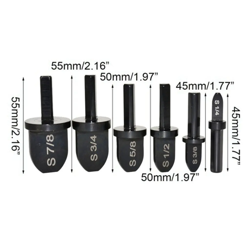6pcs/set Imperial Tube Pipe Expander Support For Air Conditioner Conditioning Swaging Tool 7/8 3/4 5/8 1/2 3/8 1/4 Inch
6pcs/set Imperial Tube Pipe Expander Support For Air Conditioner Conditioning Swaging Tool 7/8 3/4 5/8 1/2 3/8 1/4 Inch