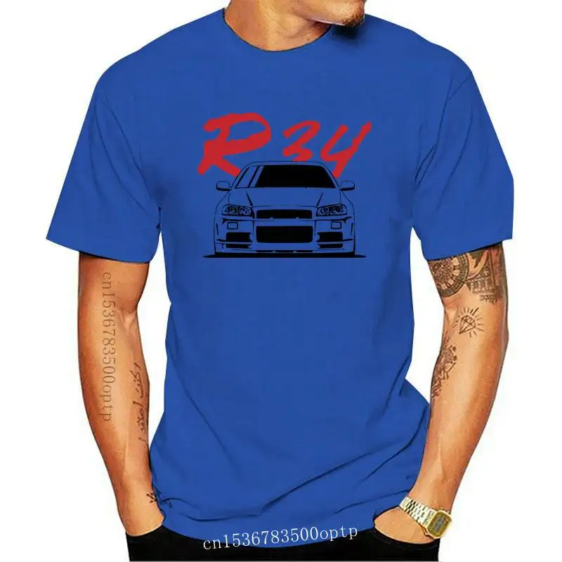 New For Man Skyline R34 GTR Car JDM Tee Men 2021 Summer Top Design Graphic Print T Shirt Camiseta 
New For Man Skyline R34 GTR Car JDM Tee Men 2021 Summer Top Design Graphic Print T Shirt Camiseta