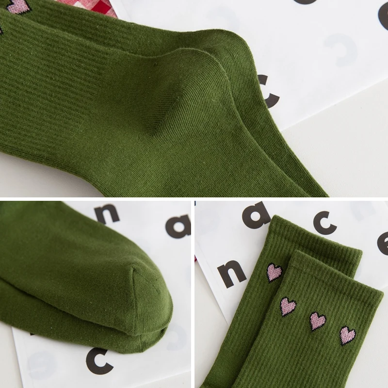 Love Heart Women Socks Cute College Wind Simple Girls Socks Warm Comfortable Cotton Short Socks 
Love Heart Women Socks Cute College Wind Simple Girls Socks Warm Comfortable Cotton Short Socks