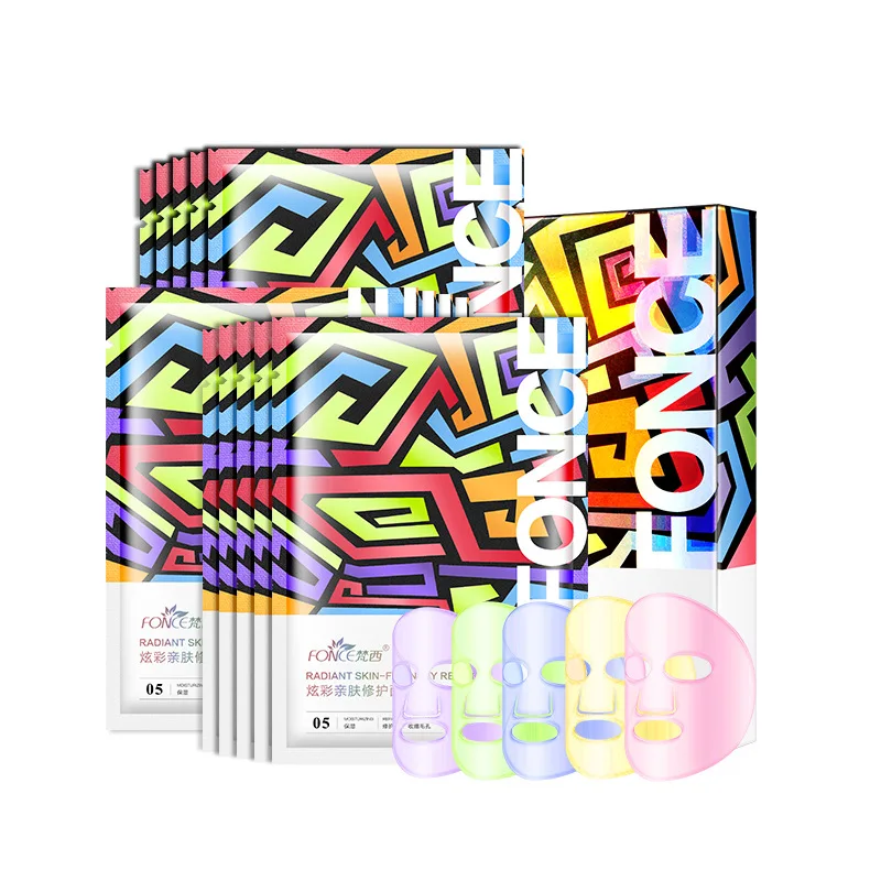 FONCE colorful skin care mask, ladies, moisturizing, moisturizing, moisturizing, shrinking pores, and applying cold paste.
FONCE colorful skin care mask, ladies, moisturizing, moisturizing, moisturizing, shrinking pores, and applying cold paste.