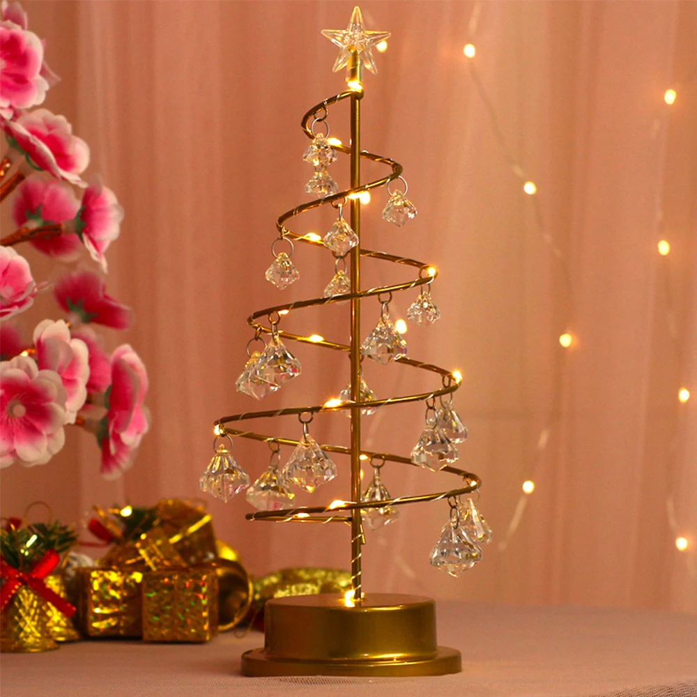 2021 Christmas Decorations for Home Ornaments Crystal Xmas Tree Led Night Light New Year Christmas Table Decor Noel Navidad Gift
2021 Christmas Decorations for Home Ornaments Crystal Xmas Tree Led Night Light New Year Christmas Table Decor Noel Navidad Gift