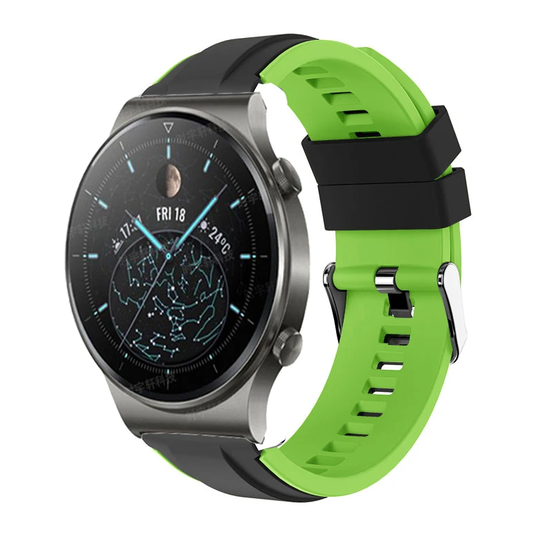 22mm Sport Replace Silicone Bracelet Strap For Huawei Watch GT 2 Pro GT/GT 2E/2 46mm Smart Watchband For Honor Magic Accessories
22mm Sport Replace Silicone Bracelet Strap For Huawei Watch GT 2 Pro GT/GT 2E/2 46mm Smart Watchband For Honor Magic Accessories