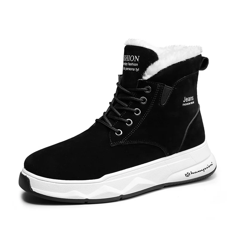 Plush Ankle Winter Boots for Men 2021 Original Platfofm Male Snow Shoes Flat Leather Working Footwear Cotton Casual Sneaker
Plush Ankle Winter Boots for Men 2021 Original Platfofm Male Snow Shoes Flat Leather Working Footwear Cotton Casual Sneaker