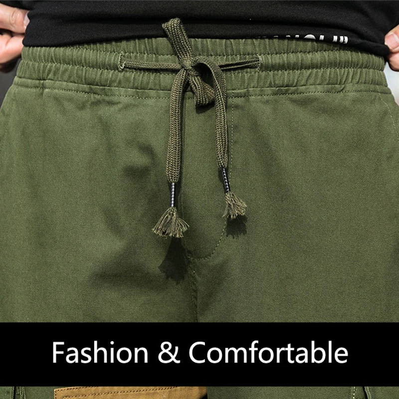 Autumn Cotton Mens Cargo Pants Patches Design Baggy Casual Pant Multi Big Pockets Straight Loose Trousers for Men Ropa de Hombre
Autumn Cotton Mens Cargo Pants Patches Design Baggy Casual Pant Multi Big Pockets Straight Loose Trousers for Men Ropa de Hombre