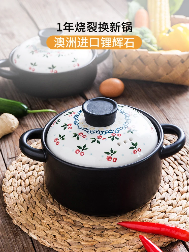 Clay Pot Hotpot Korean Casserole Dish Soup Casserole Stew Style Gas High Temperature Resistant Stove Special Ceramic CN 
Clay Pot Hotpot Korean Casserole Dish Soup Casserole Stew Style Gas High Temperature Resistant Stove Special Ceramic CN