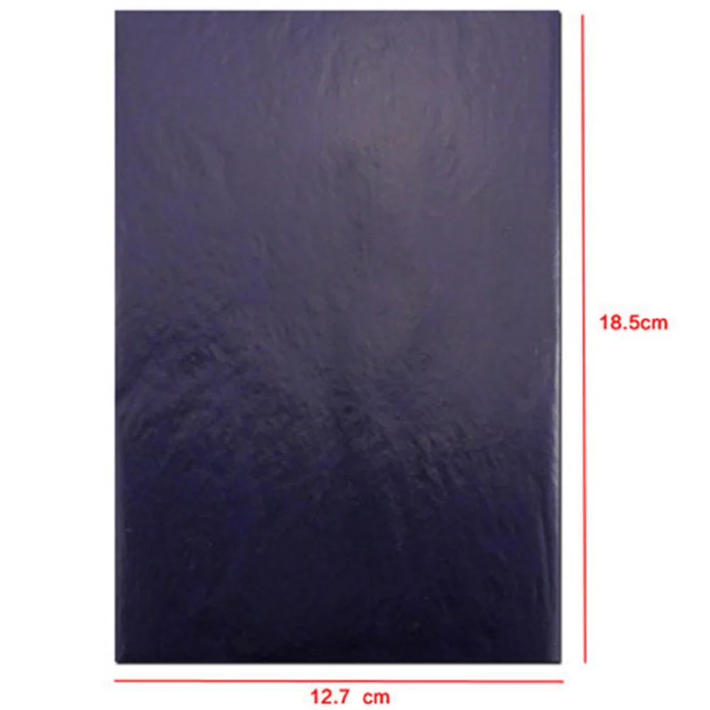 100 Pcs Carbon Paper Graphite Copy Durable Transfer Blue 32K Double Sided School Office Supplies Thin Type Stationery Reusable
100 Pcs Carbon Paper Graphite Copy Durable Transfer Blue 32K Double Sided School Office Supplies Thin Type Stationery Reusable