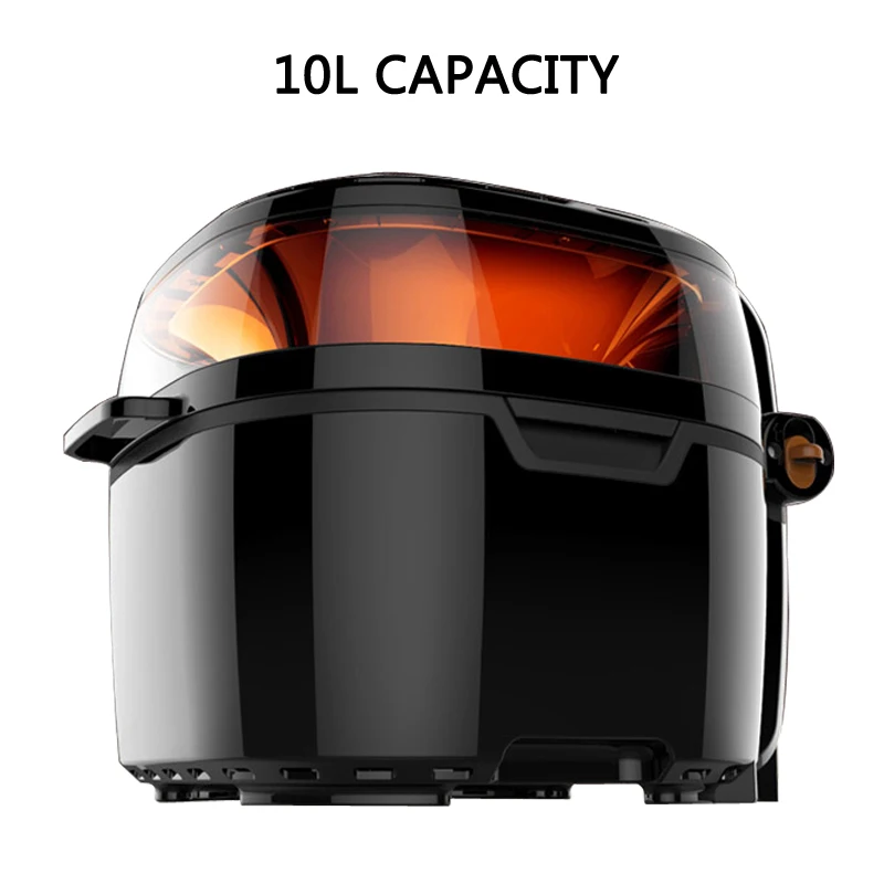 10L Household intelligent Air fryer KZ-D1001 Multi-function electric fryer oil free smokeless French fries machine 220v 1200w
10L Household intelligent Air fryer KZ-D1001 Multi-function electric fryer oil free smokeless French fries machine 220v 1200w
