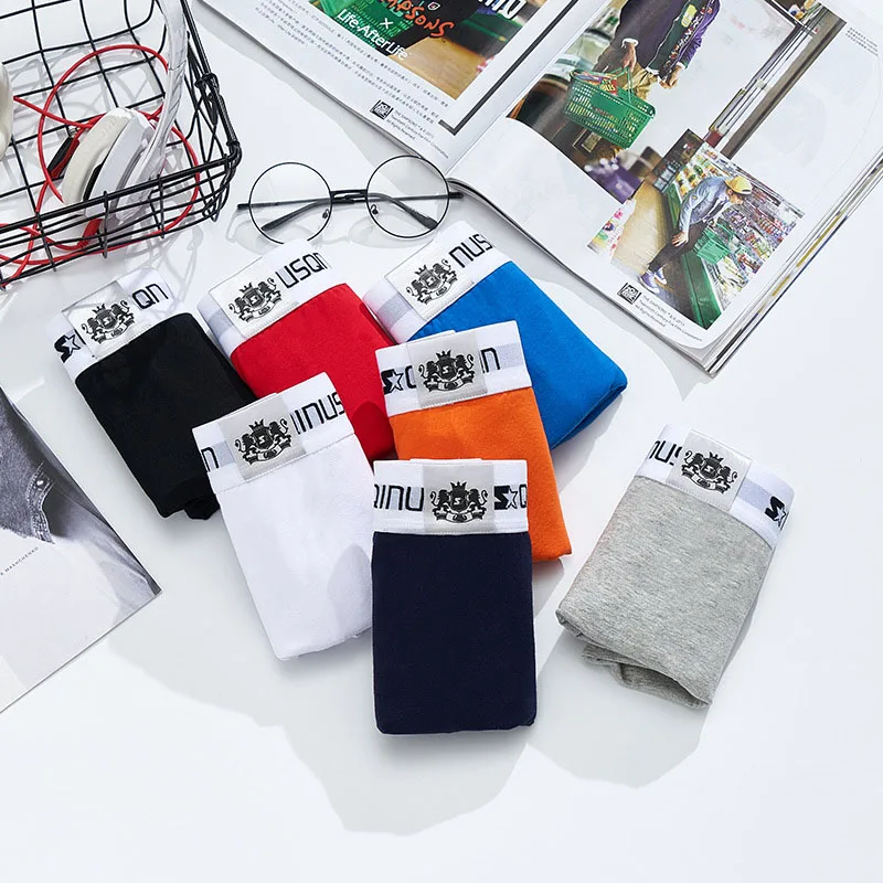 Men Underwear boxer cotton Cuecas Boxers Mens boxer shorts Underwear Low waist U convex pouch Man and breathable underpant 
Men Underwear boxer cotton Cuecas Boxers Mens boxer shorts Underwear Low waist U convex pouch Man and breathable underpant