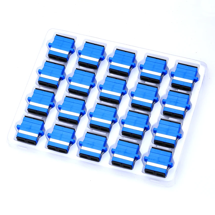 100PCS Fiber Optic Flange Coupler,SC UPC Duplex Fiber Telecommunication Level Adapter Connector
100PCS Fiber Optic Flange Coupler,SC UPC Duplex Fiber Telecommunication Level Adapter Connector