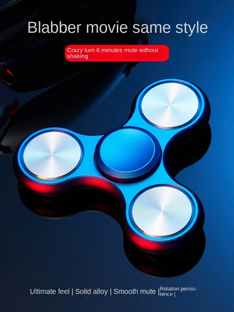 Advanced Fingertip Gyro Three-Leaf Metal Adult Stress Relief Toys Finger Limited Edition Turbine Children's High Speed
Advanced Fingertip Gyro Three-Leaf Metal Adult Stress Relief Toys Finger Limited Edition Turbine Children's High Speed