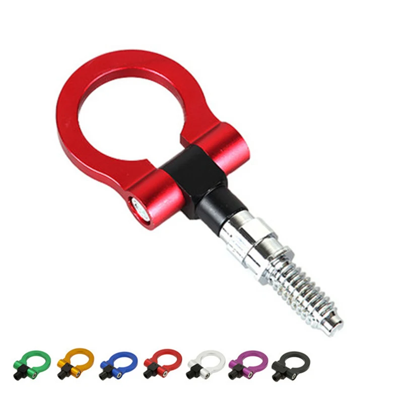 1PCS Car Trailer Ring Tow Hook Eye Towing Colorful Racing Ring for BMW for Mercedes-Benz for Audi Europe Series Car Styling Hook
1PCS Car Trailer Ring Tow Hook Eye Towing Colorful Racing Ring for BMW for Mercedes-Benz for Audi Europe Series Car Styling Hook