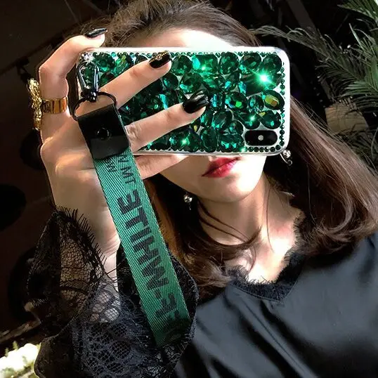 For Huawei Y8S Y9S Y9A Y5P Y6P Y6S Y7P Y7A Y8P Y5 Y6 Y7 Y8 Y9 Pro Prime 2019 Emerald Jewellery Phone Case Cover with Wristband
For Huawei Y8S Y9S Y9A Y5P Y6P Y6S Y7P Y7A Y8P Y5 Y6 Y7 Y8 Y9 Pro Prime 2019 Emerald Jewellery Phone Case Cover with Wristband