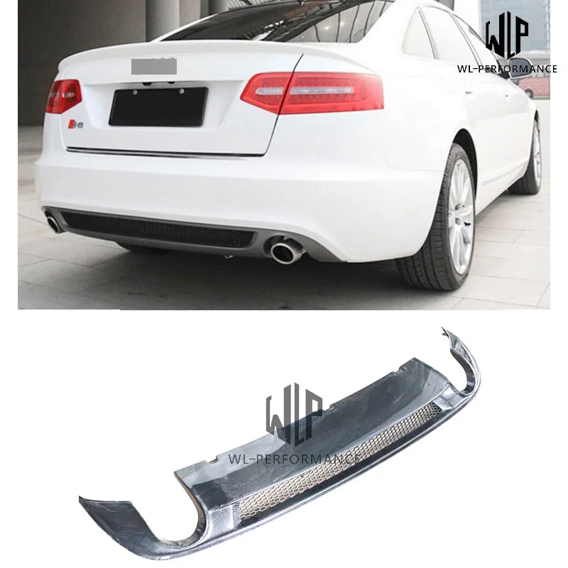 A6 High Quality Carbon Fiber Single Out Rear Lip Diffuser Car Styling For Audi A6 Standard Sedan 4 Door Car body kit 09-11
A6 High Quality Carbon Fiber Single Out Rear Lip Diffuser Car Styling For Audi A6 Standard Sedan 4 Door Car body kit 09-11