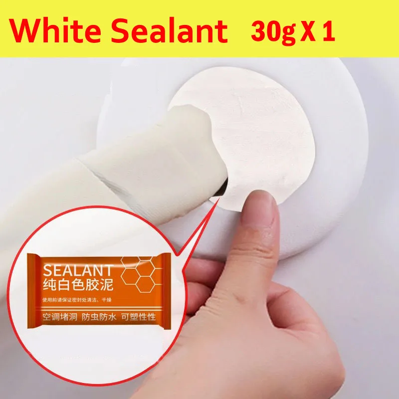 Wall Hole Sealing Glue Household Air-conditioning Mending Wall Hole Plasticine Sink Tube Mud Waterproof Pipe Cement Sealing Clay
Wall Hole Sealing Glue Household Air-conditioning Mending Wall Hole Plasticine Sink Tube Mud Waterproof Pipe Cement Sealing Clay