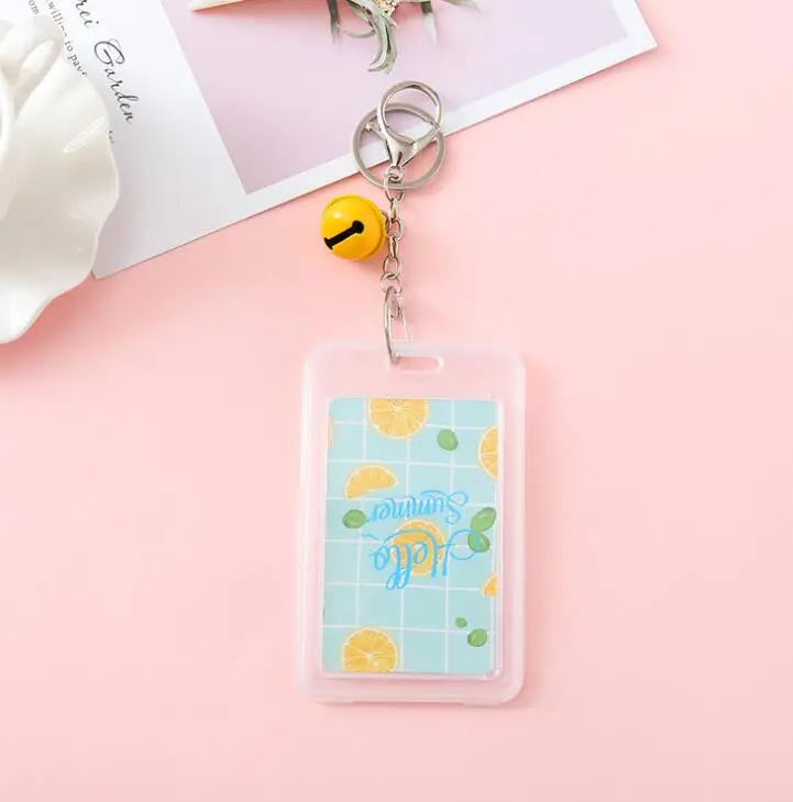 Simple Transparent Plastic Card Holder Catering Card Holder Bank Card ID Bus Card Holder Keychain Gift Set Nurse Office Supplies
Simple Transparent Plastic Card Holder Catering Card Holder Bank Card ID Bus Card Holder Keychain Gift Set Nurse Office Supplies