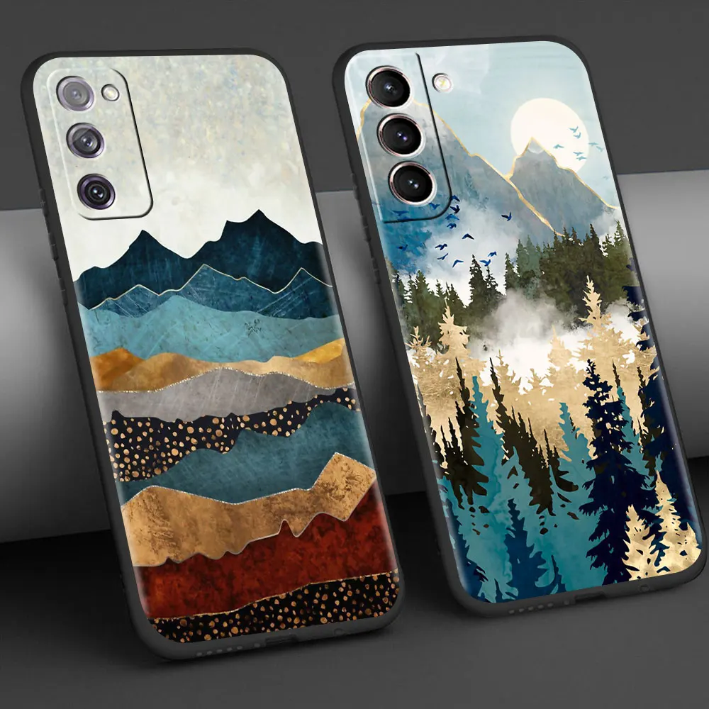 Luxury Fitted Cover for Samsung Galaxy S20 FE S21 Ultra S10 S9 S8 Plus S10e S7 Edge Soft Capa Mountain Oil Painting Phone Case
Luxury Fitted Cover for Samsung Galaxy S20 FE S21 Ultra S10 S9 S8 Plus S10e S7 Edge Soft Capa Mountain Oil Painting Phone Case