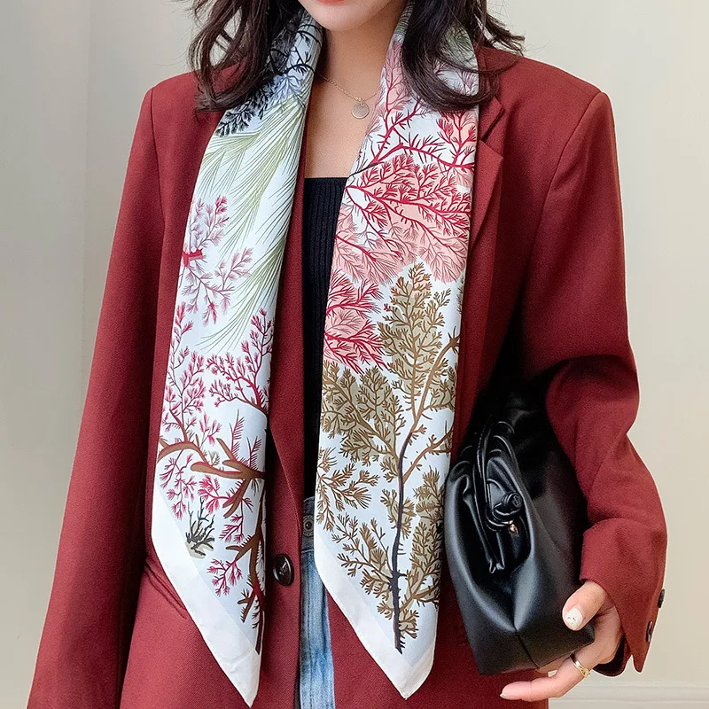 High Quality Twill Scarf Women 2021 hot Square Scarves Neck Headband Hijab Wraps Design Print Female Foulard Bandana Kerchief
High Quality Twill Scarf Women 2021 hot Square Scarves Neck Headband Hijab Wraps Design Print Female Foulard Bandana Kerchief