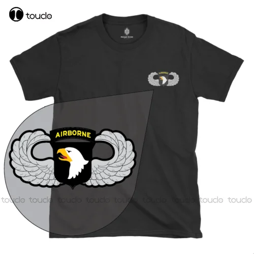 101St Airborne Parachutist Logo Patch T-Shirt Army 100% Ring Spun Cotton Unisex Women Men Tee Shirt
101St Airborne Parachutist Logo Patch T-Shirt Army 100% Ring Spun Cotton Unisex Women Men Tee Shirt