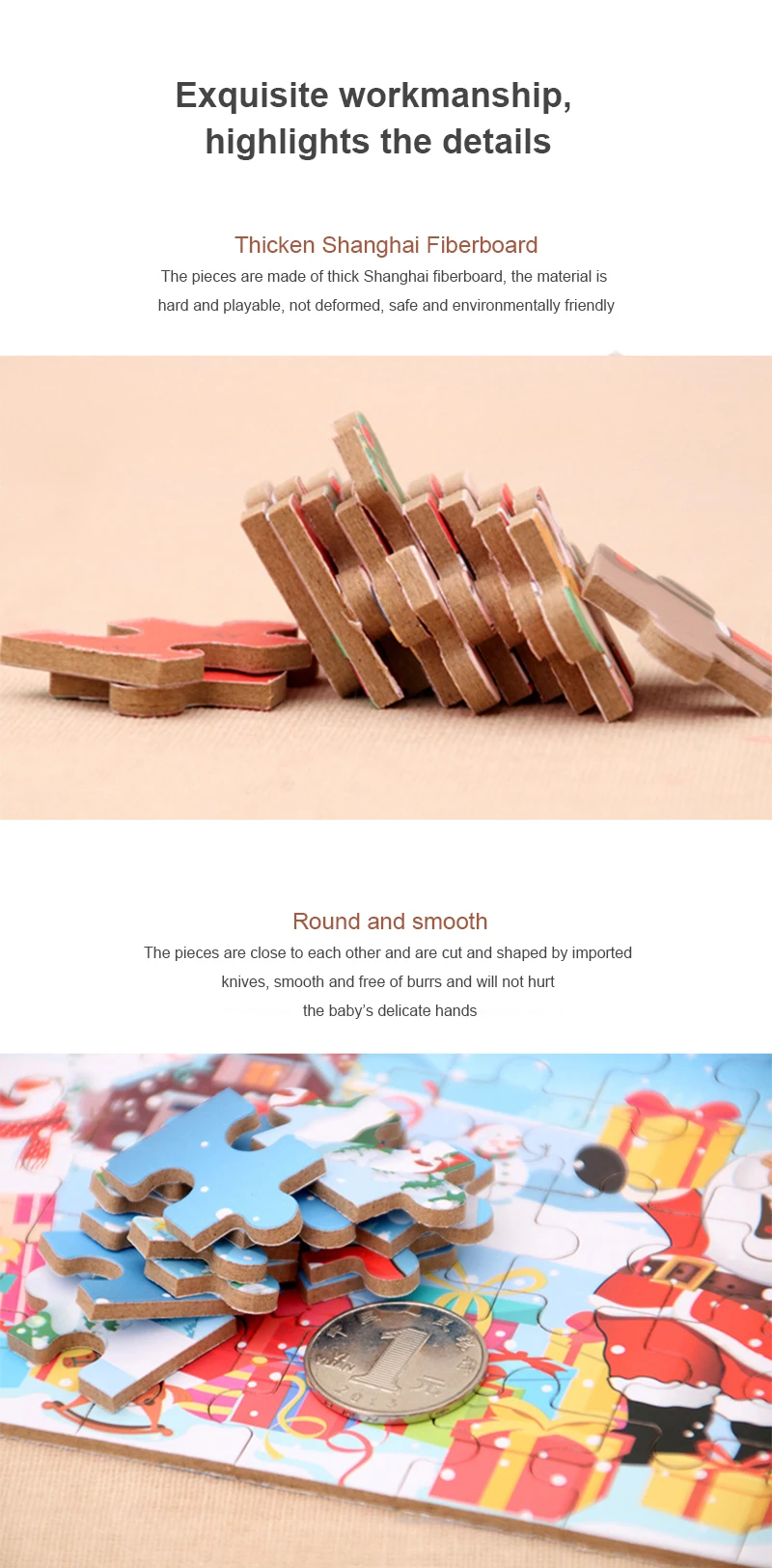 New 60 Pieces Of Santa Claus Wooden Puzzle Game Mini Wooden Puzzle Children Gift Cartoon Puzzle toys for kids early educational
New 60 Pieces Of Santa Claus Wooden Puzzle Game Mini Wooden Puzzle Children Gift Cartoon Puzzle toys for kids early educational