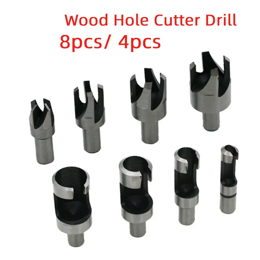 8pcs/ 4pcs Wood Plug Cutter Drill Cutting Tool Drill Bit Set Straight Tapered Taper 5/8" 1/2" 3/8" 1/4" Woodworking Cork Drill
8pcs/ 4pcs Wood Plug Cutter Drill Cutting Tool Drill Bit Set Straight Tapered Taper 5/8" 1/2" 3/8" 1/4" Woodworking Cork Drill