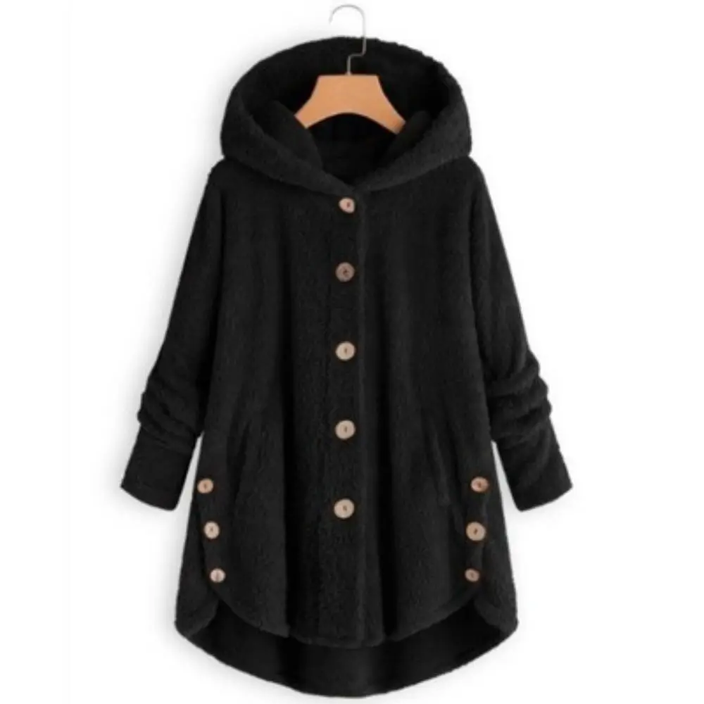 SONDR Winter new women's fashion coat women's button Plush coat irregular sweater trend solid color women's coat
SONDR Winter new women's fashion coat women's button Plush coat irregular sweater trend solid color women's coat