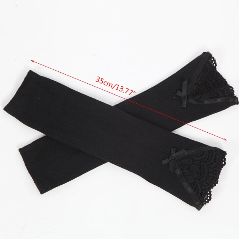Women Winter Ribbed Knit Arm Warmers Sleeves Lace Bowknot Long Fingerless Gloves K3NF
Women Winter Ribbed Knit Arm Warmers Sleeves Lace Bowknot Long Fingerless Gloves K3NF