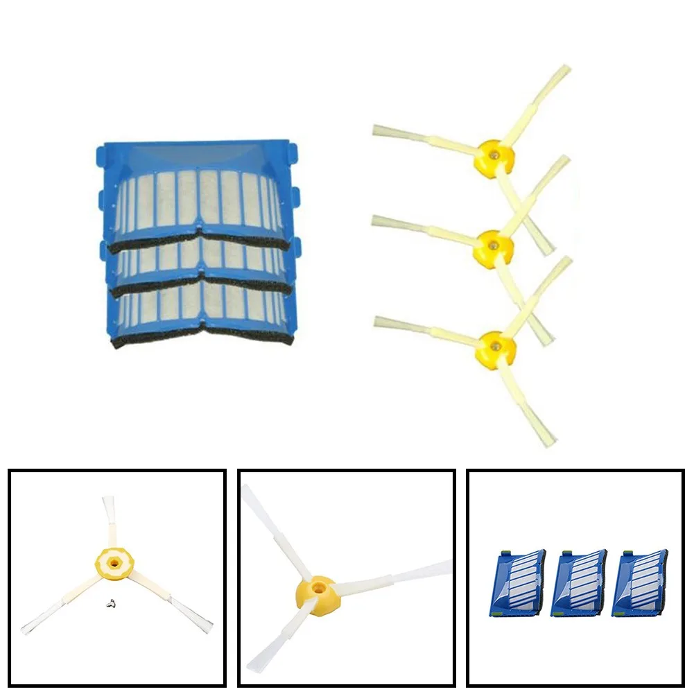 vacuum cleaner Filters for iRobot Roomba 500 600 Series 536 550 595 620 630 Fitting Floor Surface Parts Replacement Side Brushes
vacuum cleaner Filters for iRobot Roomba 500 600 Series 536 550 595 620 630 Fitting Floor Surface Parts Replacement Side Brushes