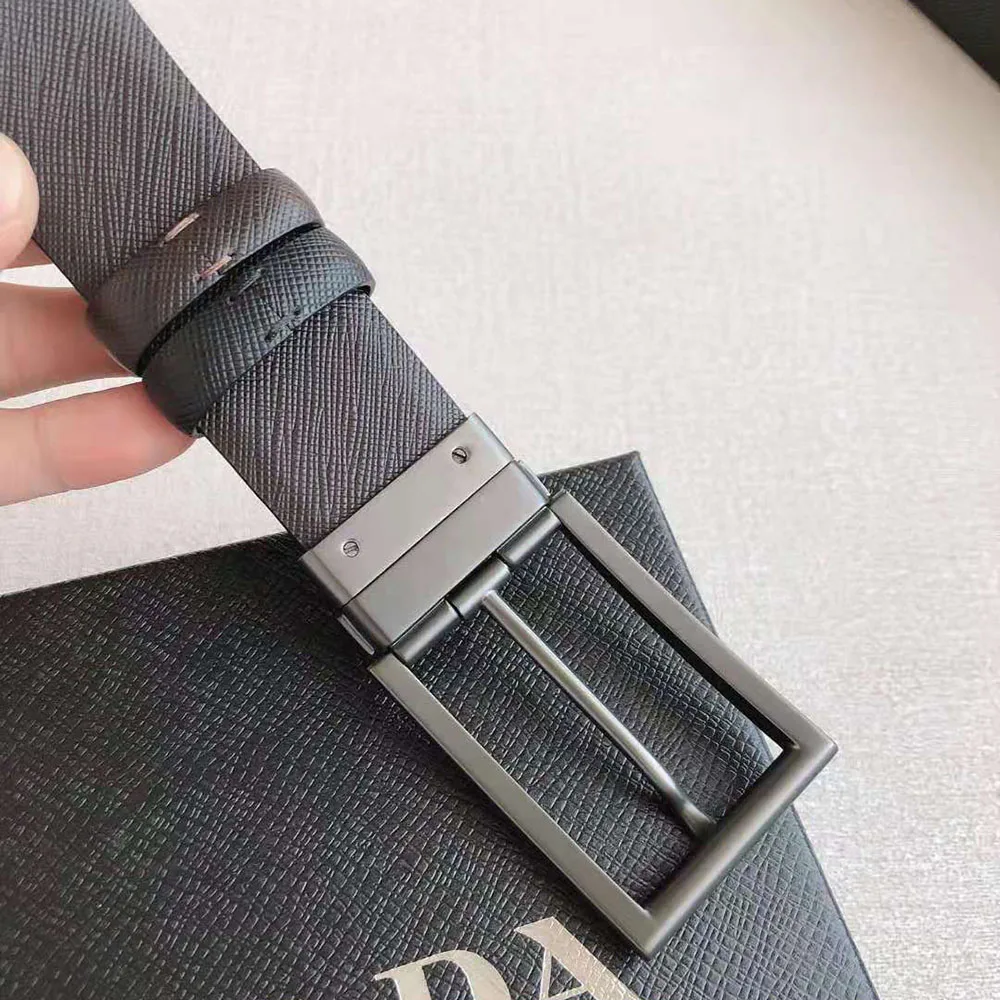 Top 3.4Cm Genuine Leather Adjustable Reversible Belts For Men Jeans Fashion Luxury Classic Brand Designer Belt Gifts Box
Top 3.4Cm Genuine Leather Adjustable Reversible Belts For Men Jeans Fashion Luxury Classic Brand Designer Belt Gifts Box