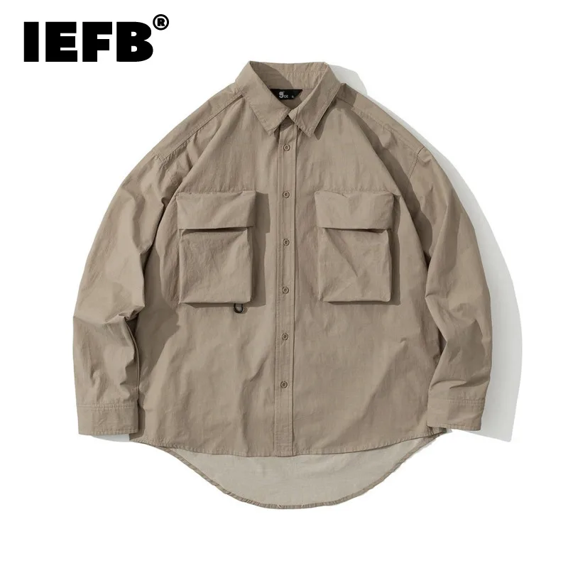 IEFB Menswear Multi Pocket Japan Safari Style Long Sleeve Shirt 2022 Spring New Outdoor Functional Loose Shirts fit 9A0507
IEFB Menswear Multi Pocket Japan Safari Style Long Sleeve Shirt 2022 Spring New Outdoor Functional Loose Shirts fit 9A0507