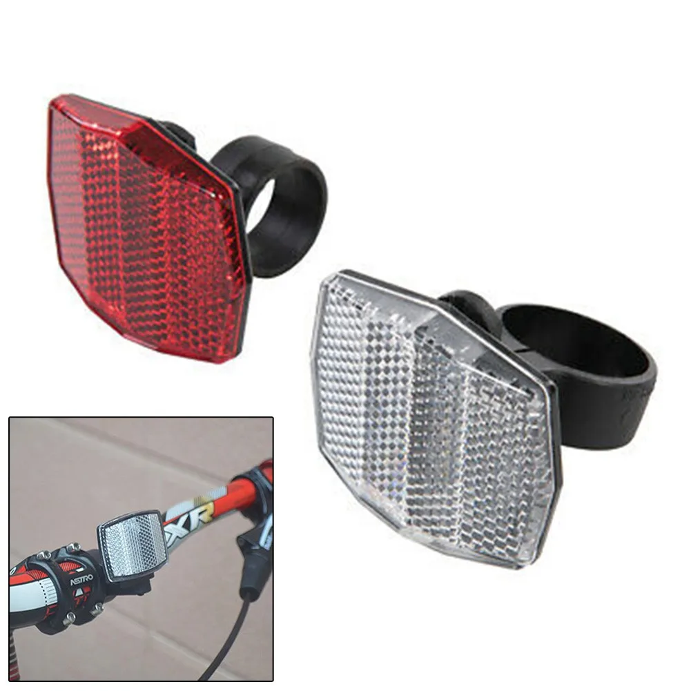 2 Pack/1 Set Front & Rear Bike Bicycle Reflector Set Red & White Mounting Bracket Bicycle Warning Light Outdoor Cycling Safety
2 Pack/1 Set Front & Rear Bike Bicycle Reflector Set Red & White Mounting Bracket Bicycle Warning Light Outdoor Cycling Safety