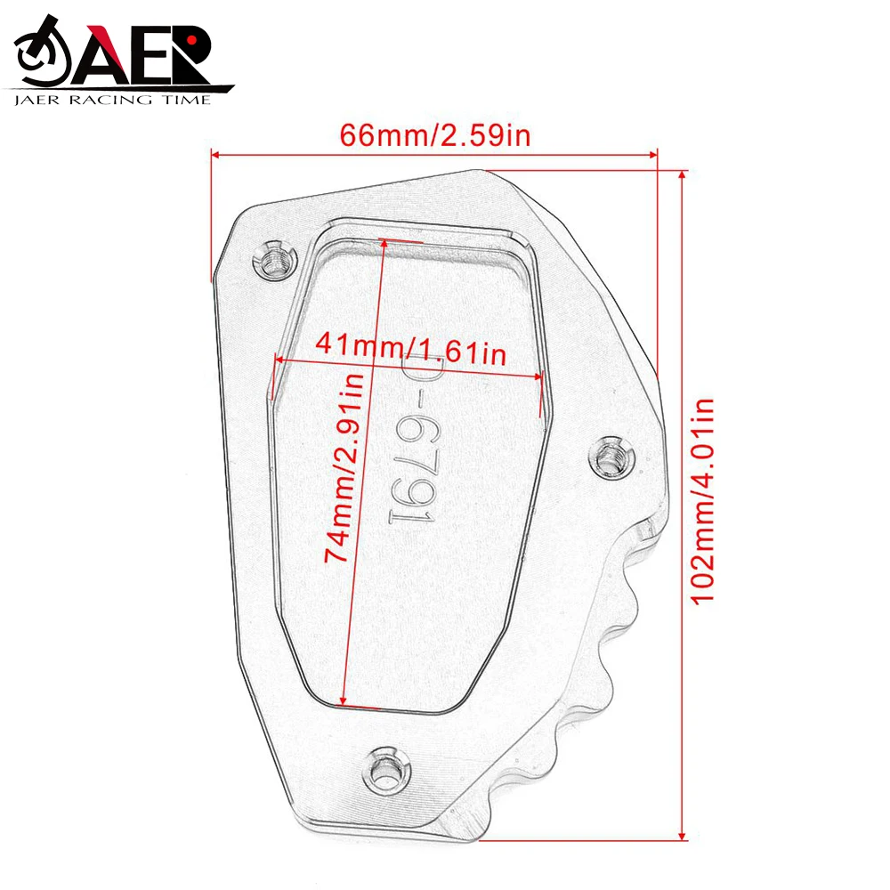 For Ducati 1100 EVO Multistradal 1260 1200 950 Motorcycle CNC Foot Side Stand Extension Pad Kickstand Plate Enlarge
For Ducati 1100 EVO Multistradal 1260 1200 950 Motorcycle CNC Foot Side Stand Extension Pad Kickstand Plate Enlarge