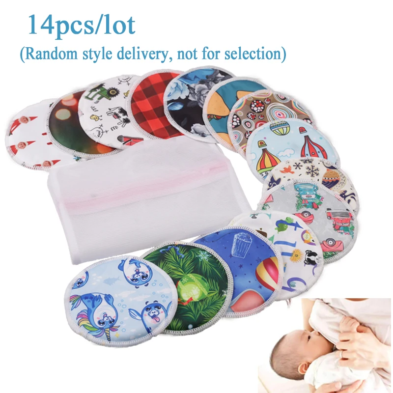 14 pcs/lot With Wash Bag Reusable Cotton Bamboo Nursing Pads Eco Friendly Breast Pads For Women
14 pcs/lot With Wash Bag Reusable Cotton Bamboo Nursing Pads Eco Friendly Breast Pads For Women