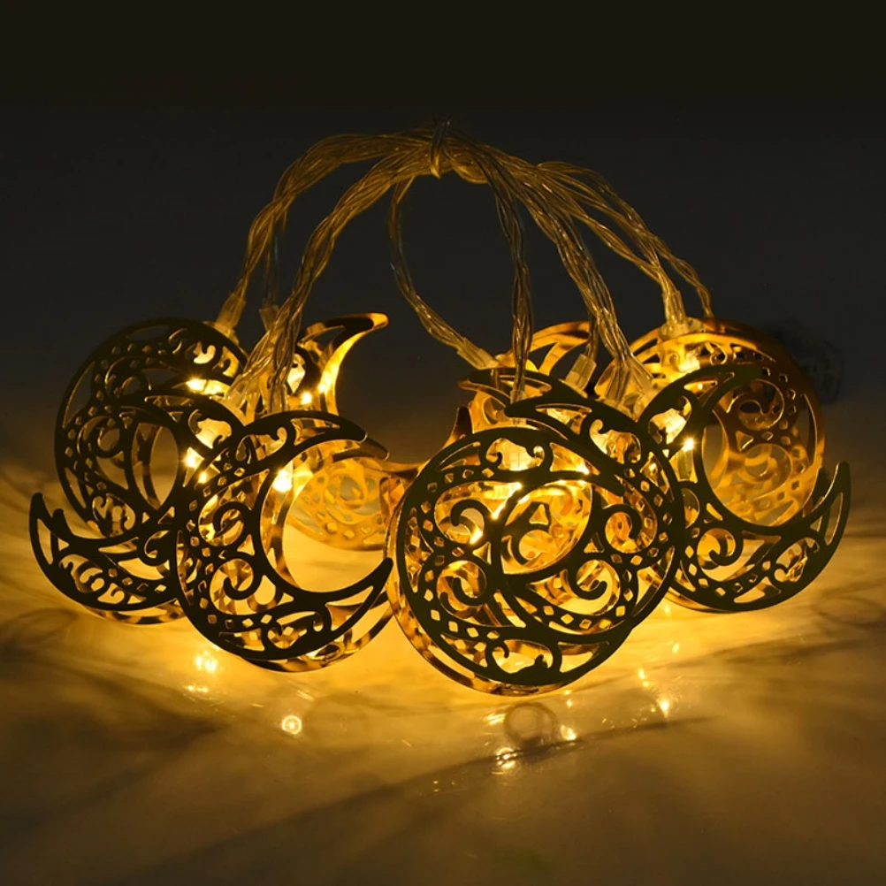 Eid Mubarak Islam Night Light Party Supplies LED Moon Star Lamp LED String Light for Home Festival Party Decoration
Eid Mubarak Islam Night Light Party Supplies LED Moon Star Lamp LED String Light for Home Festival Party Decoration