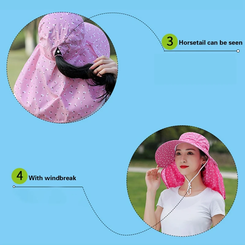 2021 Fashion Summer Large Brim Sun Hat Floral Pattern Face Neck Sun Protection Breathable Tea Picking Sun Cap
2021 Fashion Summer Large Brim Sun Hat Floral Pattern Face Neck Sun Protection Breathable Tea Picking Sun Cap