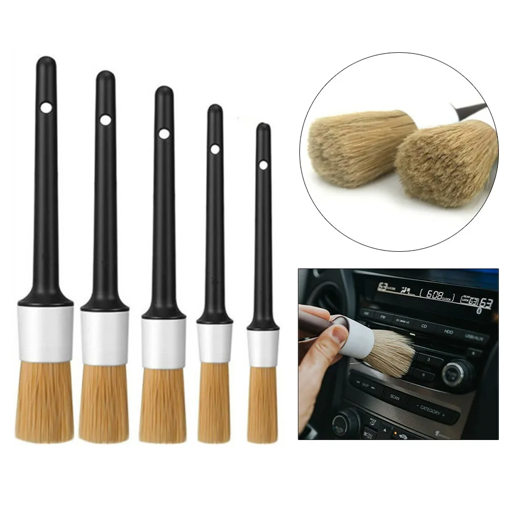 5Pcs Car Detailing Brushes Cleaning Brush Set Cleaning Wheels Tire Interior Exterior Leather Air Vents Car Cleaning Kit Tools
5Pcs Car Detailing Brushes Cleaning Brush Set Cleaning Wheels Tire Interior Exterior Leather Air Vents Car Cleaning Kit Tools