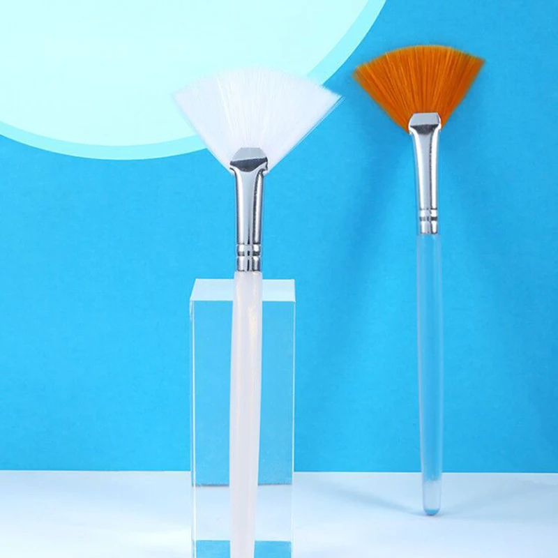 1Pc Facial Brushes Long Transparent Handle Beauty Mask Brush Soft Fan Shape Mask Mixing Facial Skin Care Portable Cosmetic Tool
1Pc Facial Brushes Long Transparent Handle Beauty Mask Brush Soft Fan Shape Mask Mixing Facial Skin Care Portable Cosmetic Tool