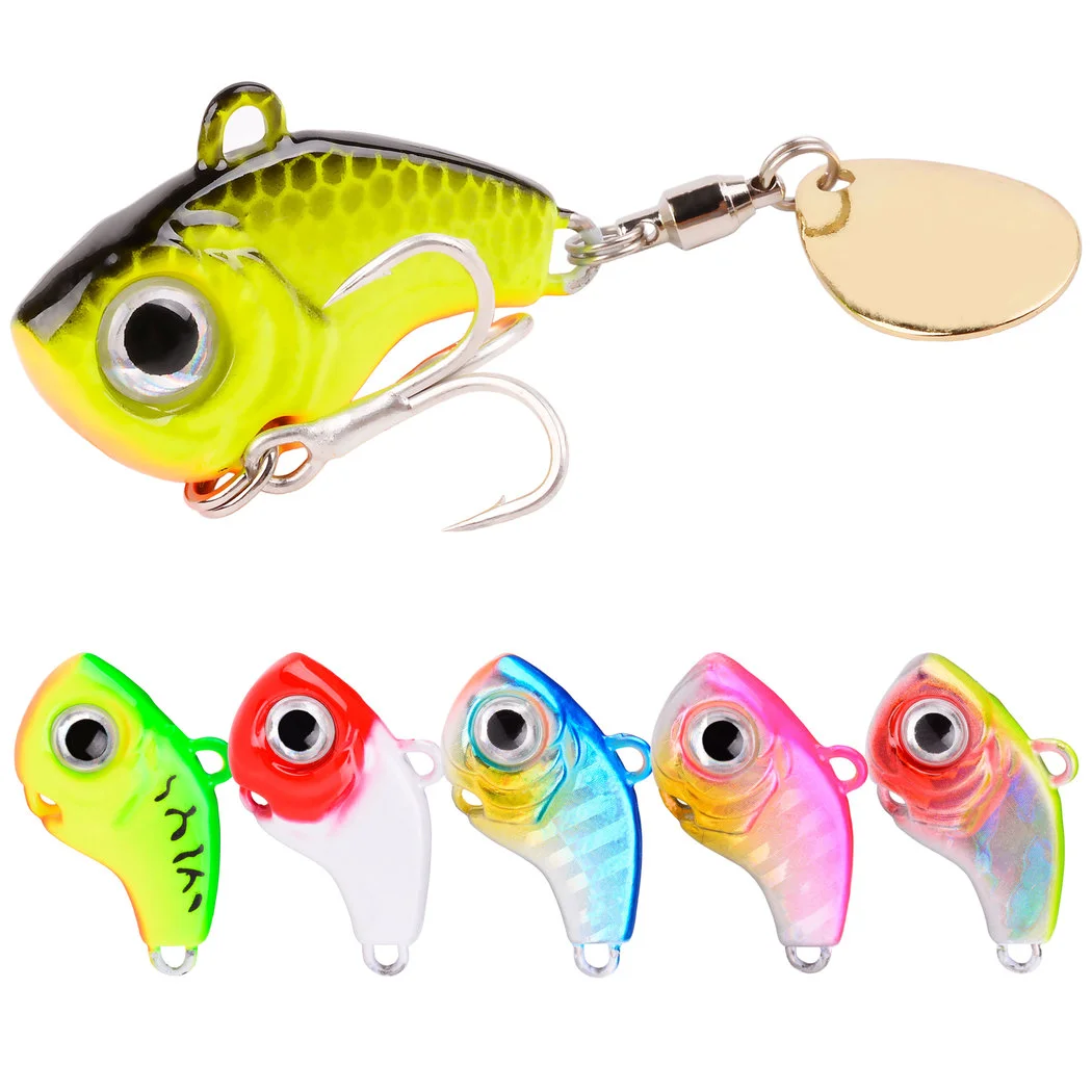 6PCS 5G 10G 15G 20G Metal VIB Lure with Rotating Sequin Spoon Spinner Jig Fishing Lure Wobbler Fishing Baits Tackle
6PCS 5G 10G 15G 20G Metal VIB Lure with Rotating Sequin Spoon Spinner Jig Fishing Lure Wobbler Fishing Baits Tackle