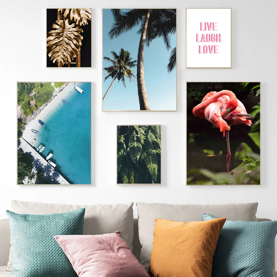 Monstera Palm Flamingo Sea Yacht Leaves Wall Art Canvas Painting Nordic Posters And Prints Wall Pictures For Living Room Decor
Monstera Palm Flamingo Sea Yacht Leaves Wall Art Canvas Painting Nordic Posters And Prints Wall Pictures For Living Room Decor