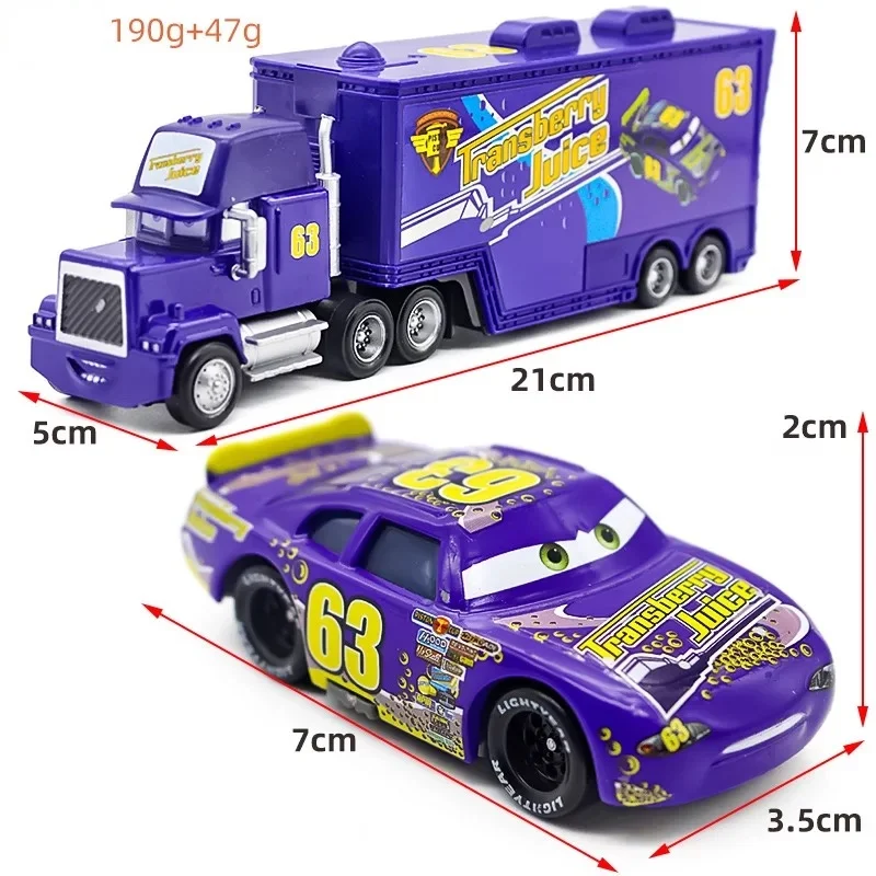 Disney Pixar Racing 2 3 Toy Lightning McQueen Jackson Storm Uncle Mike Truck 1:55 Alloy Model Car Toy Children's Birthday Gift
Disney Pixar Racing 2 3 Toy Lightning McQueen Jackson Storm Uncle Mike Truck 1:55 Alloy Model Car Toy Children's Birthday Gift