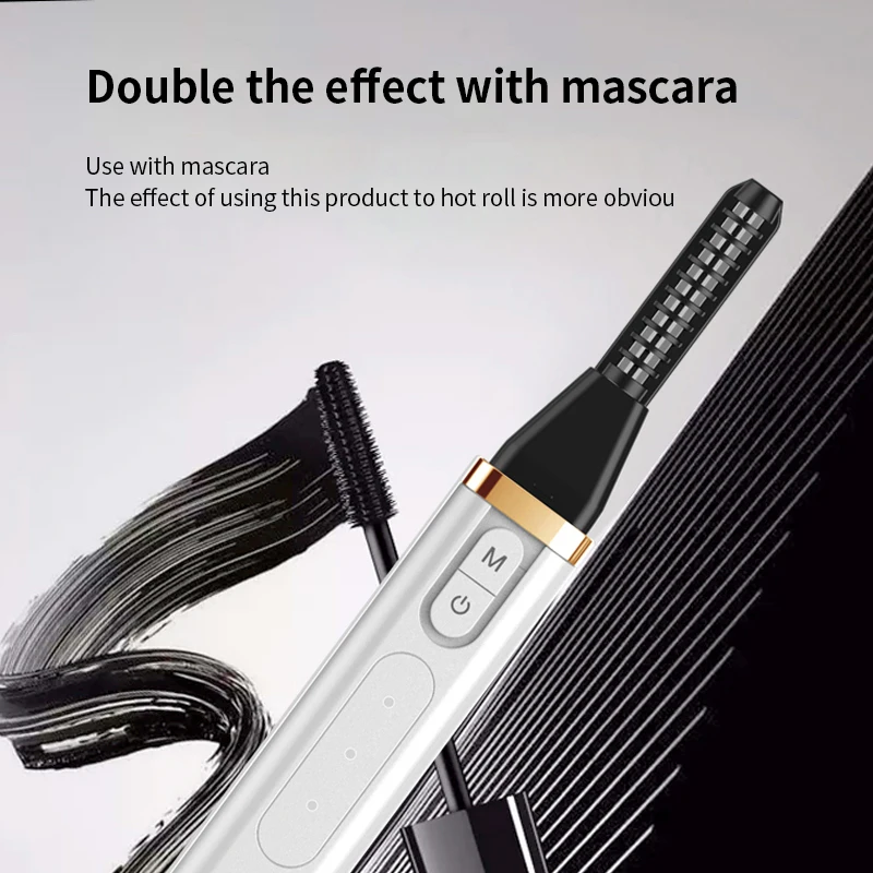 Eyelash Brush Electric Ceramic Temperature Eyelash Brush Heating Long-Lasting Curling Slim Portable Makeup Tool
Eyelash Brush Electric Ceramic Temperature Eyelash Brush Heating Long-Lasting Curling Slim Portable Makeup Tool