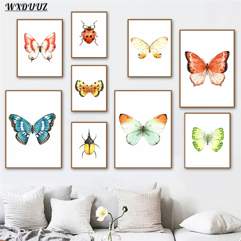 Cartoon Butterfly Dragonfly Insect Painting Home Art Decor Picture Nursery Kids Room Living Wall Decor Quality Canvas Poster
Cartoon Butterfly Dragonfly Insect Painting Home Art Decor Picture Nursery Kids Room Living Wall Decor Quality Canvas Poster