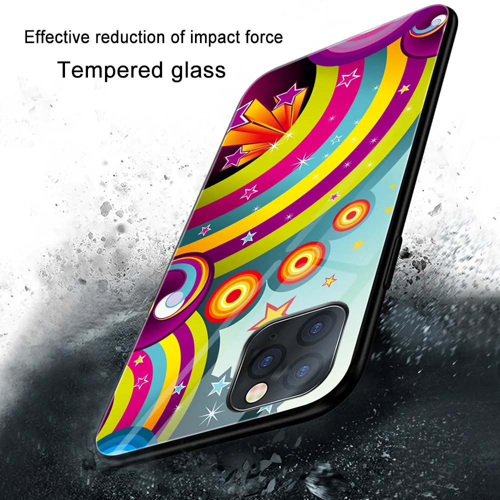 Rainbow Case For iPhone 11 12 Pro Max XS X XR 7 8 Plus mini Back Cover For iPhone SE 2020 Tempered glass Phone Cases Fundas Capa 
Rainbow Case For iPhone 11 12 Pro Max XS X XR 7 8 Plus mini Back Cover For iPhone SE 2020 Tempered glass Phone Cases Fundas Capa